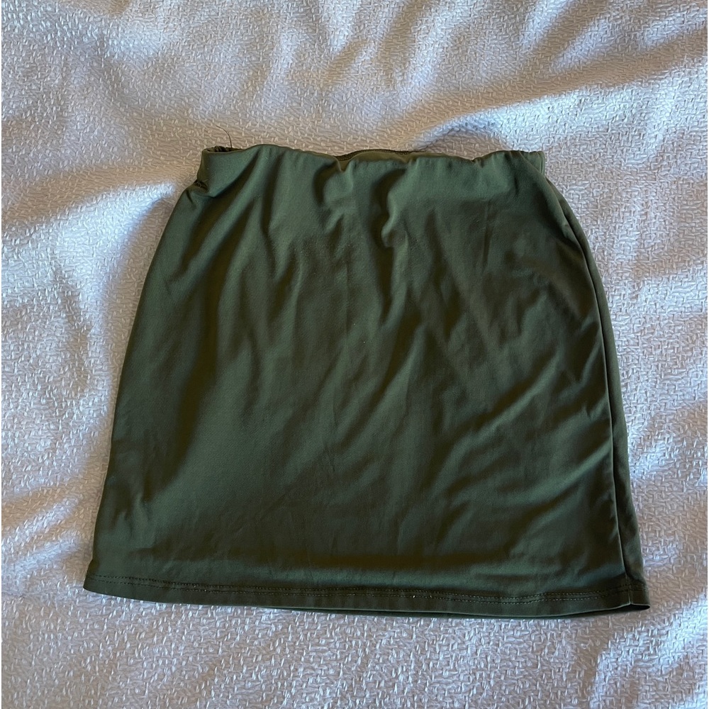 Green Mini Skirt